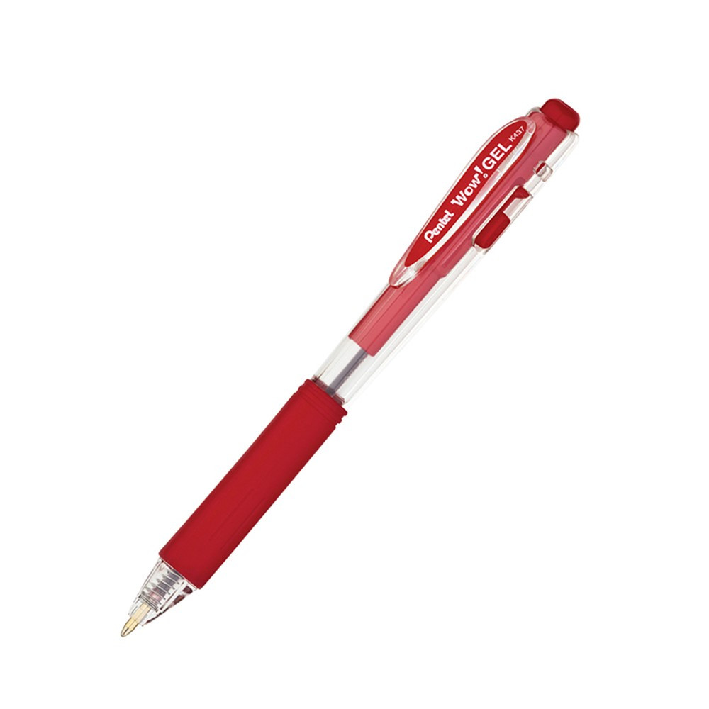 PENK437B - Pentel Wow Red Gel Pen in Pens