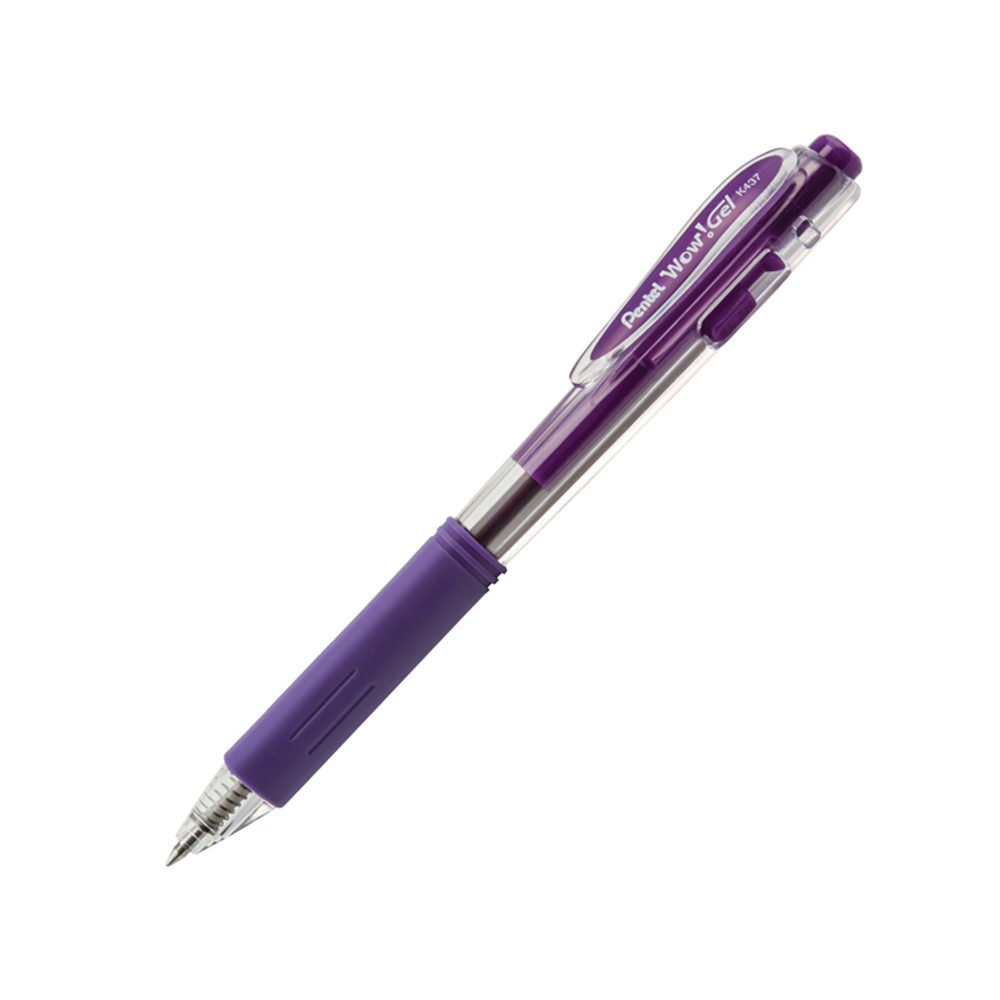 Pentel Wow Gel Pen Violet - PENK437V | Pentel Of America