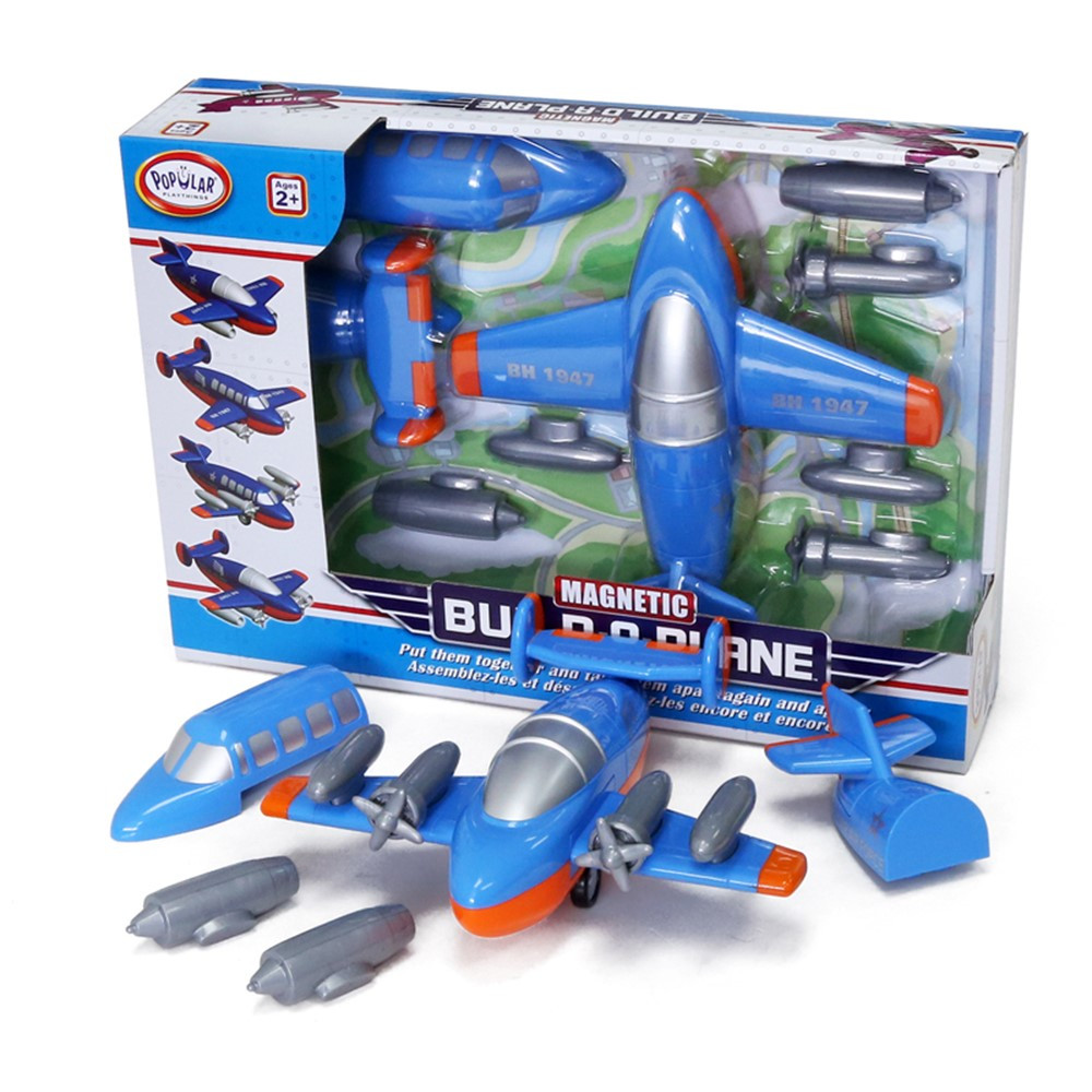 Magnetic Build-a-Truck Plane - PPY60501 | Popular Playthings | Vehicles