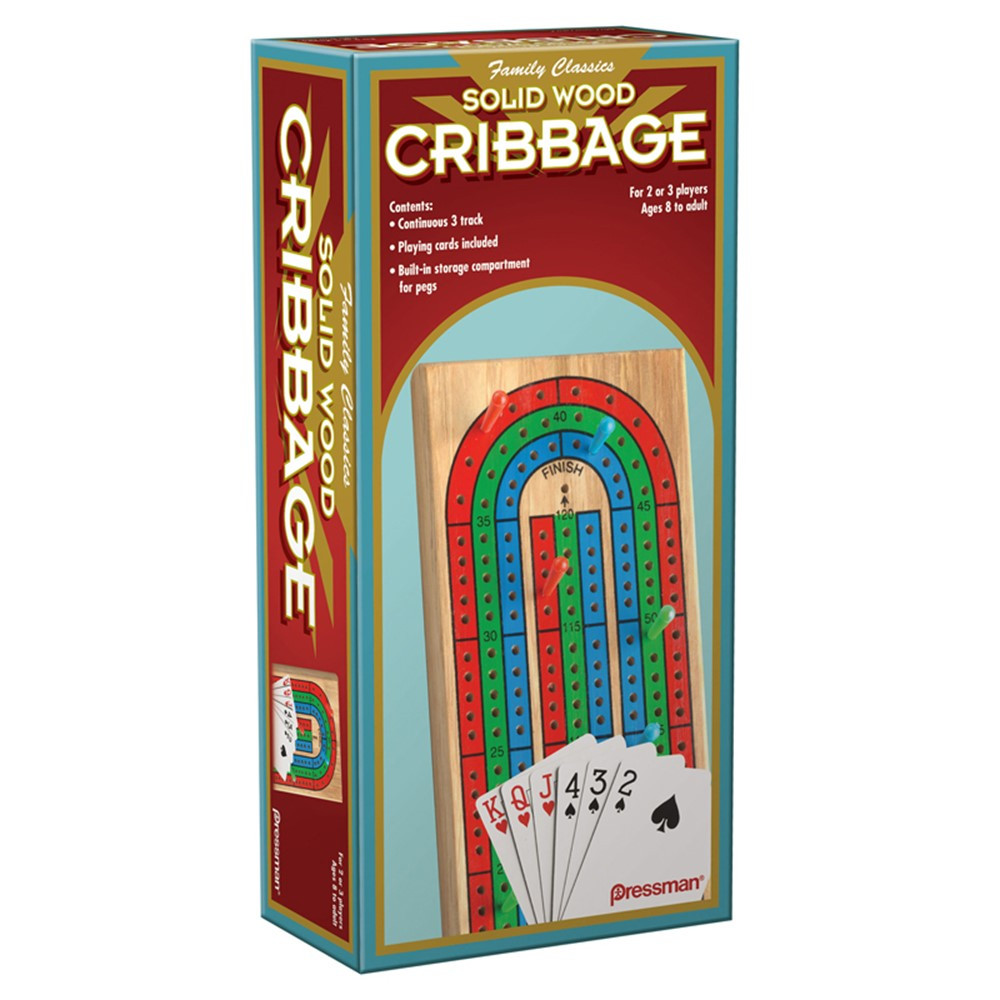 PRE181006 - Folding Cribbage Wcards In Box Sleeve in Games