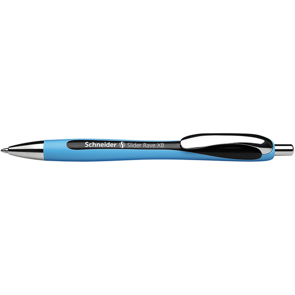 Rave Retractable Ballpoint Pen, ViscoGlide Ink, 1.4 mm, Black - PSY132501 | Rediform Inc | Pens