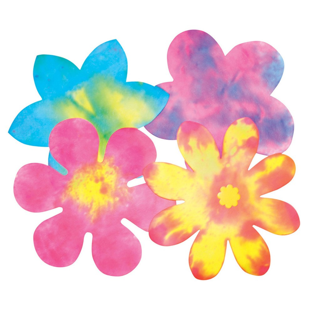 R-2440 - Color Diffusing Flower 80/Pk in Color Diffusing Paper