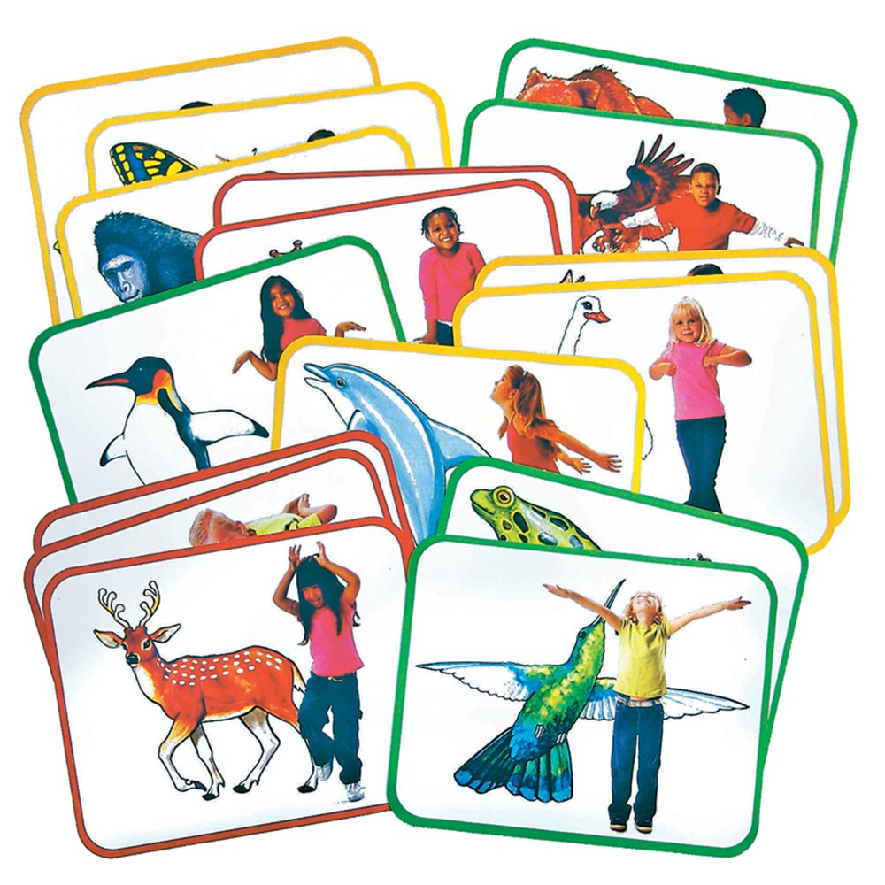R-62010 - Body Poetry Animal Action Cards in Hands-on Activities