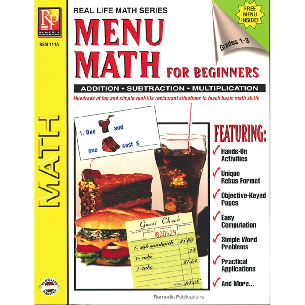 REM111A - Menu Math For Beginners in Money