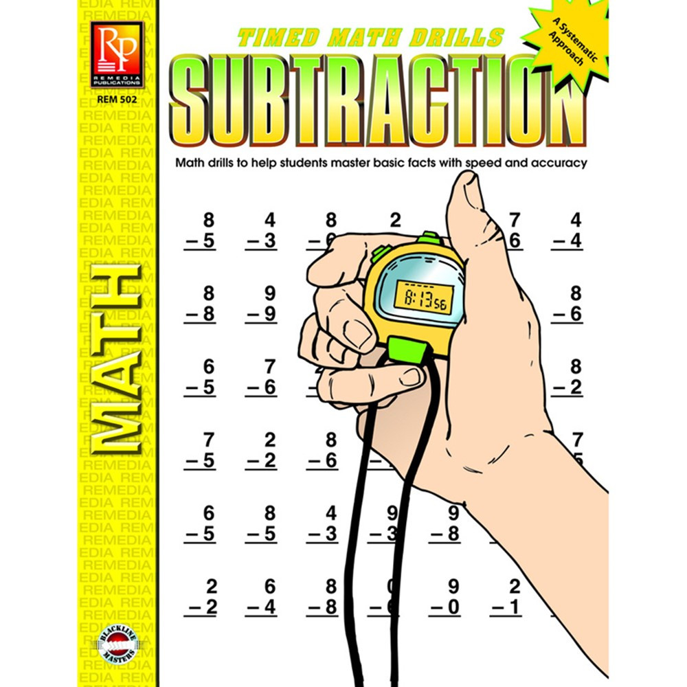 REM502 - Timed Math Facts Subtraction in Addition & Subtraction