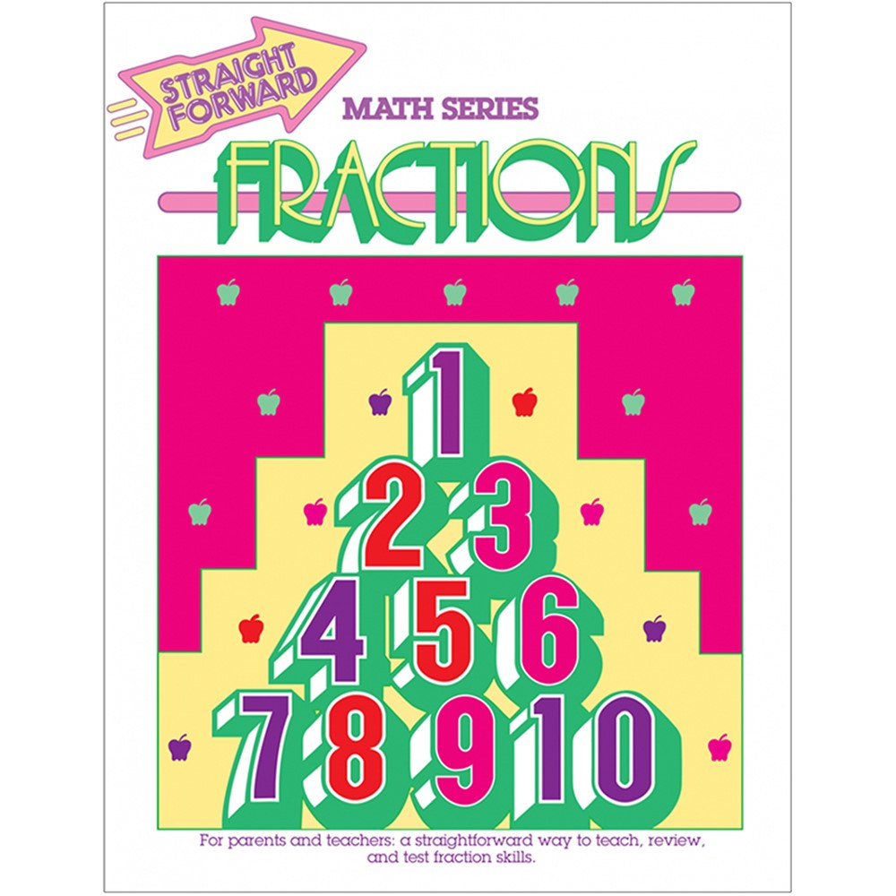 REMGP039 - Straight Forward Math Fractions in Activity Books