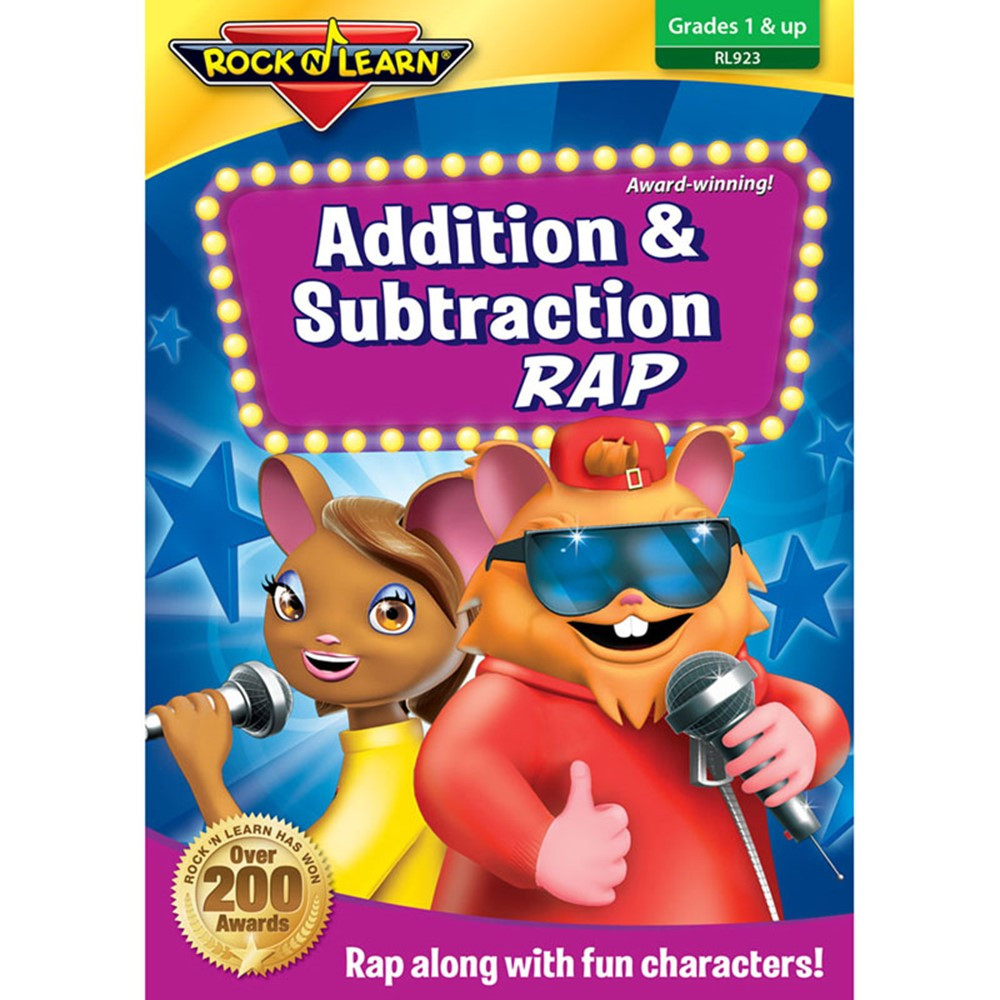 RL-923 - Addition And Subtraction Rap On Dvd in Dvd & Vhs