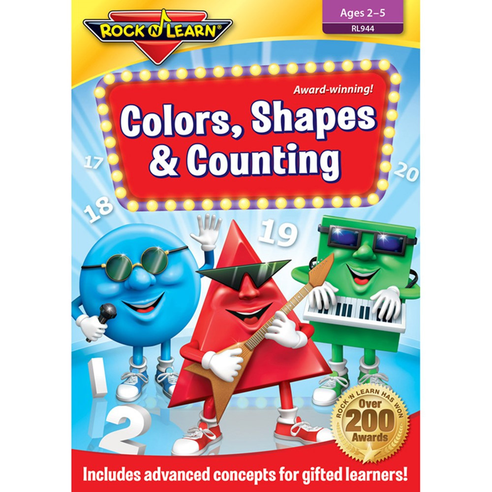 RL-944 - Colors Shapes & Counting Dvd in Dvd & Vhs