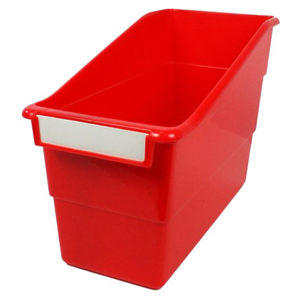 ROM77202 - Red Shelf File With Label Holder Standard in General