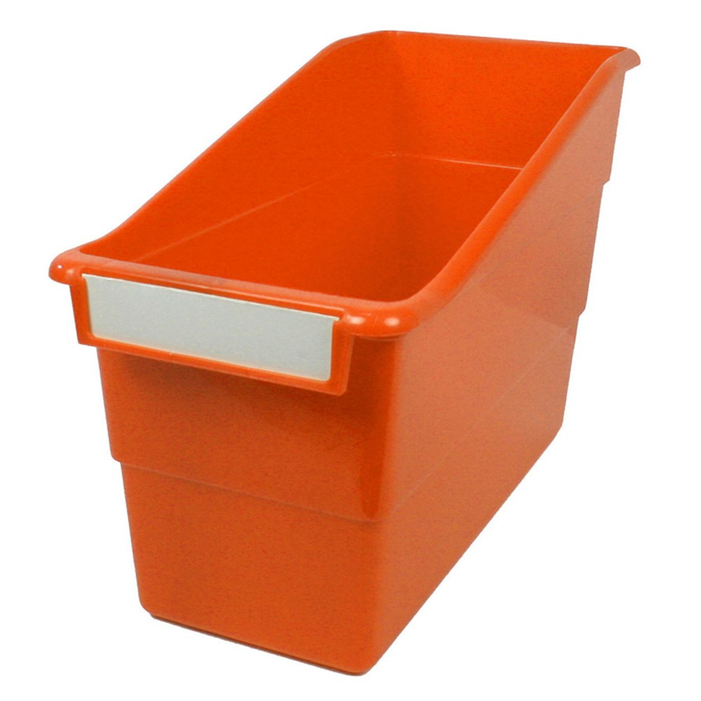 ROM77209 - Orange Shelf File With Label Holder Standard in General