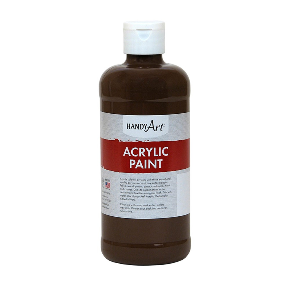 RPC101090 - Acrylic Paint 16 Oz Burnt Umber in Paint