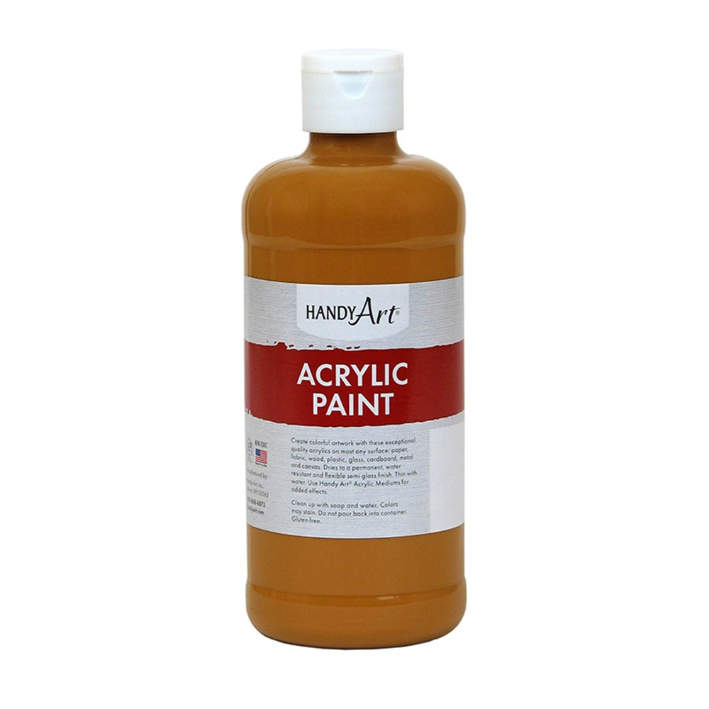 RPC101093 - Acrylic Paint 16 Oz Raw Sienna in Paint