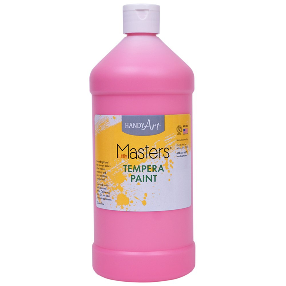 Little Masters Tempera Paint Quart, Pink - RPC203722 | Rock Paint / Handy Art | Paint