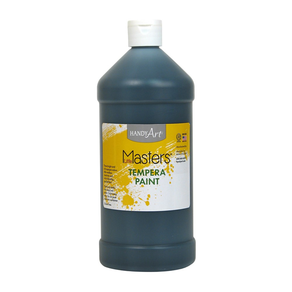 RPC203755 - Little Masters Black 32Oz Tempera Paint in Paint