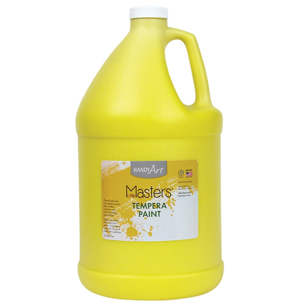 RPC204710 - Little Masters Yellow 128Oz Tempera Paint in Paint