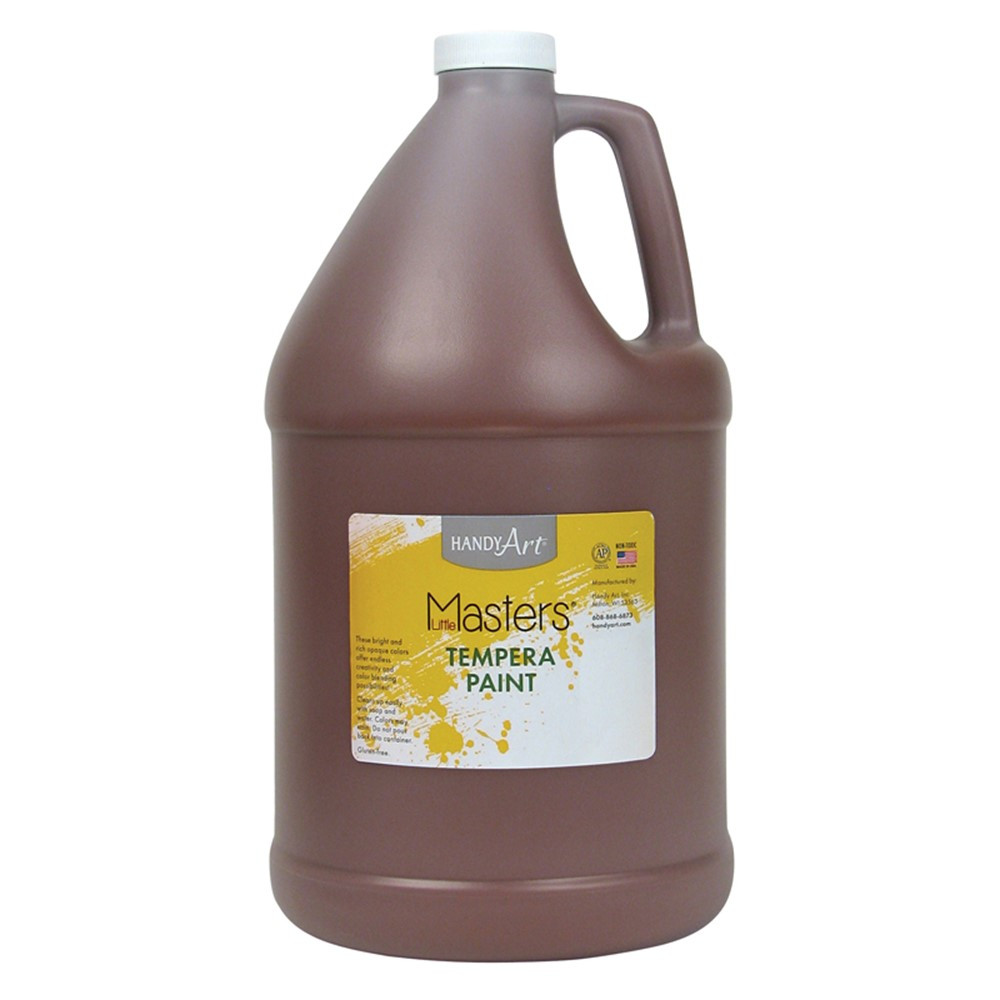 RPC204750 - Little Masters Brown 128Oz Tempera Paint in Paint