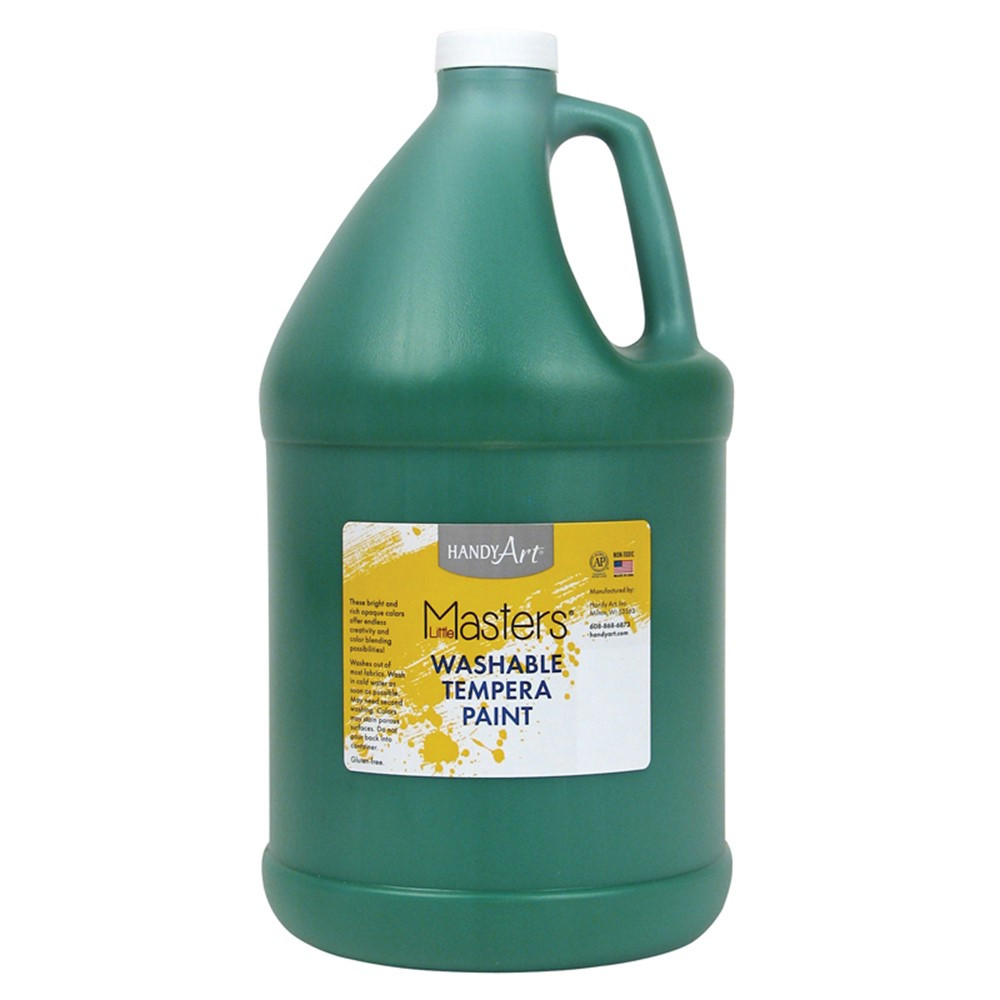 RPC214745 - Little Masters Green 128Oz Washable Paint in Paint