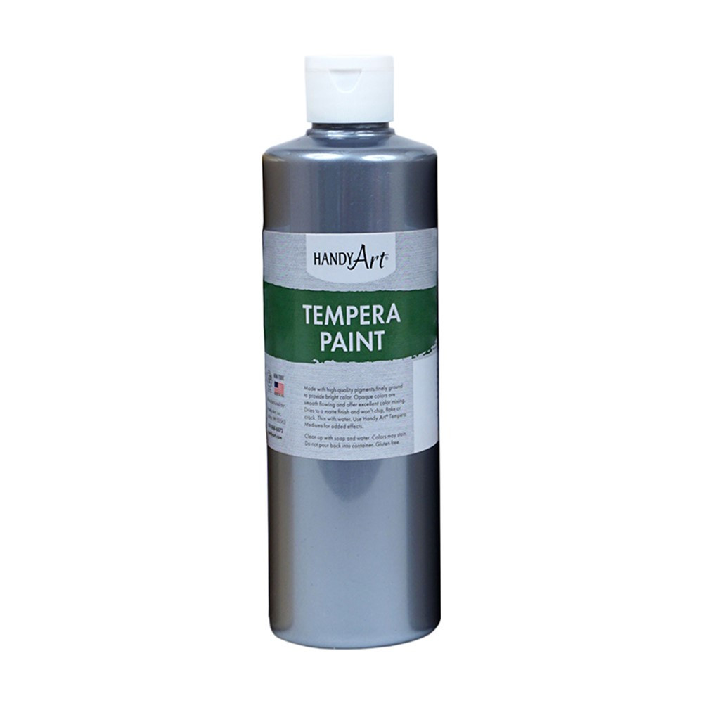 RPC231166 - 16Oz Metallic Silver Tempera Paint Handy Art in General