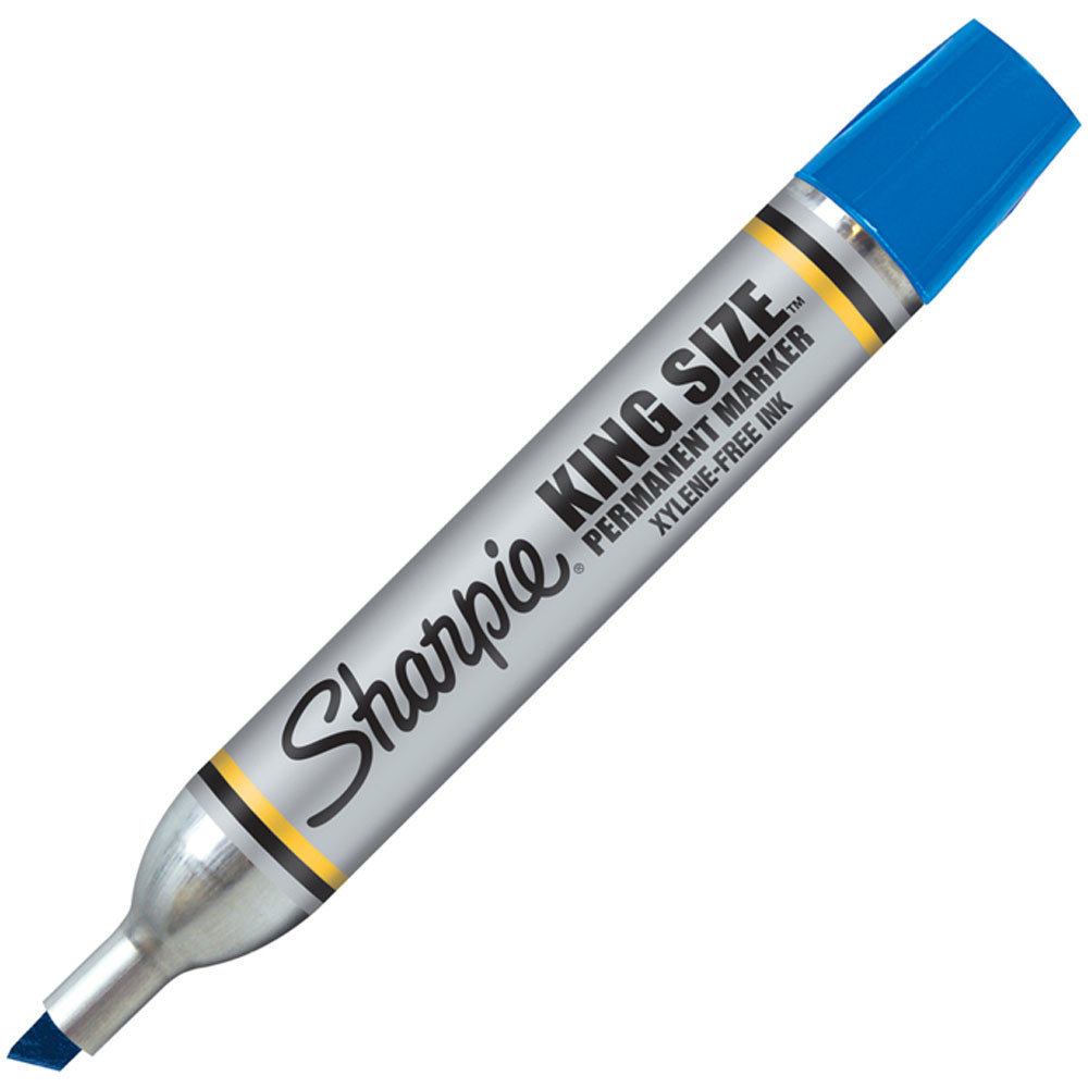 SAN15003 - Sharpie King Size Permanent Marker Blue in Markers