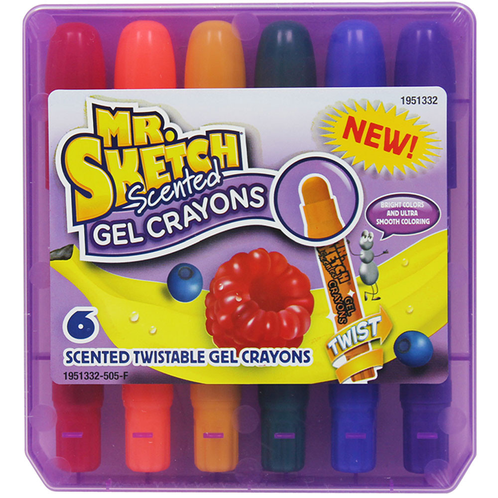 SAN1951332 - Mr Sketch Scented Gel Crayons 6 Ct in Crayons