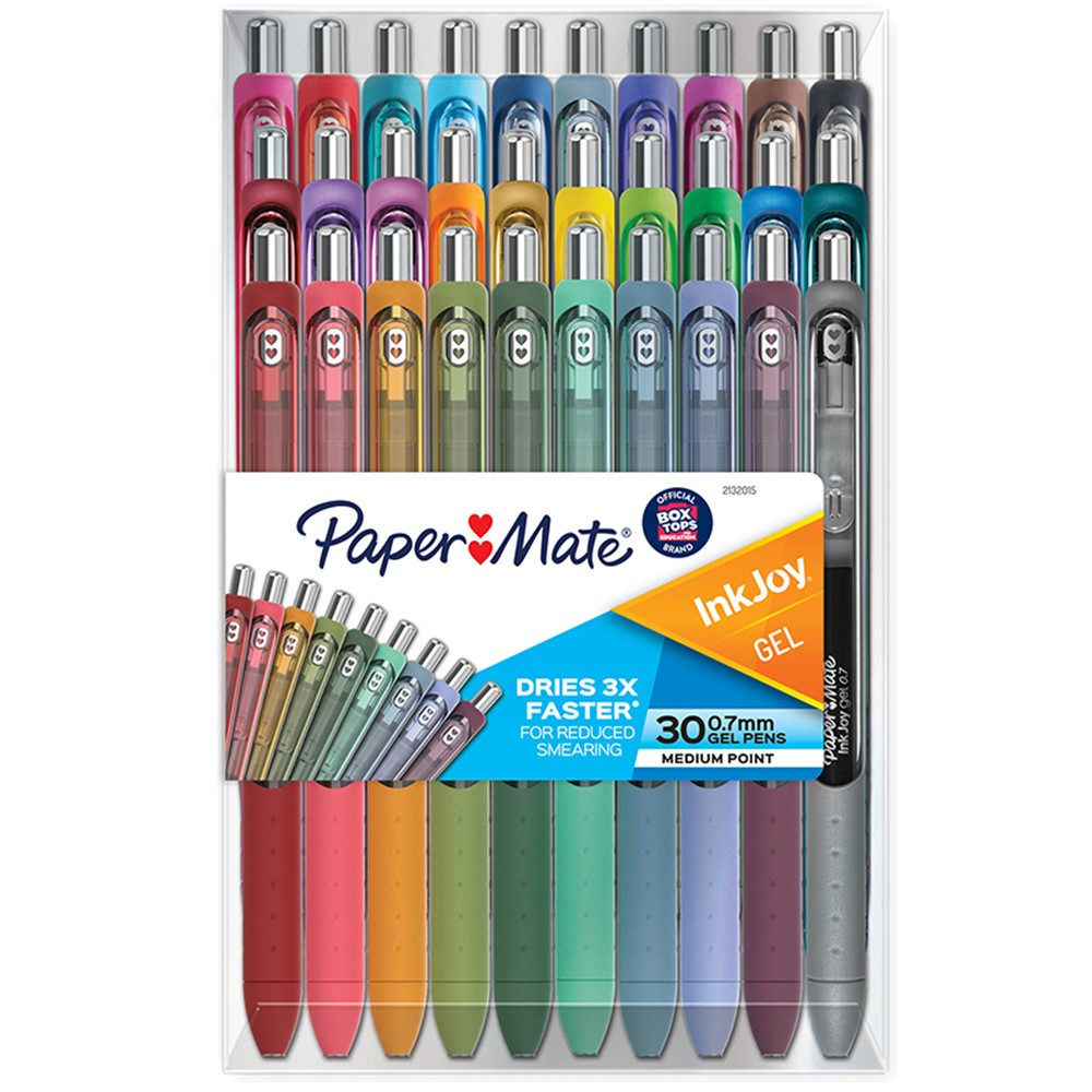 InkJoy Gel Pens, Assorted Colors, Medium Point (0.7mm), 30 Count - SAN2132015 | Sanford L.P. | Pens