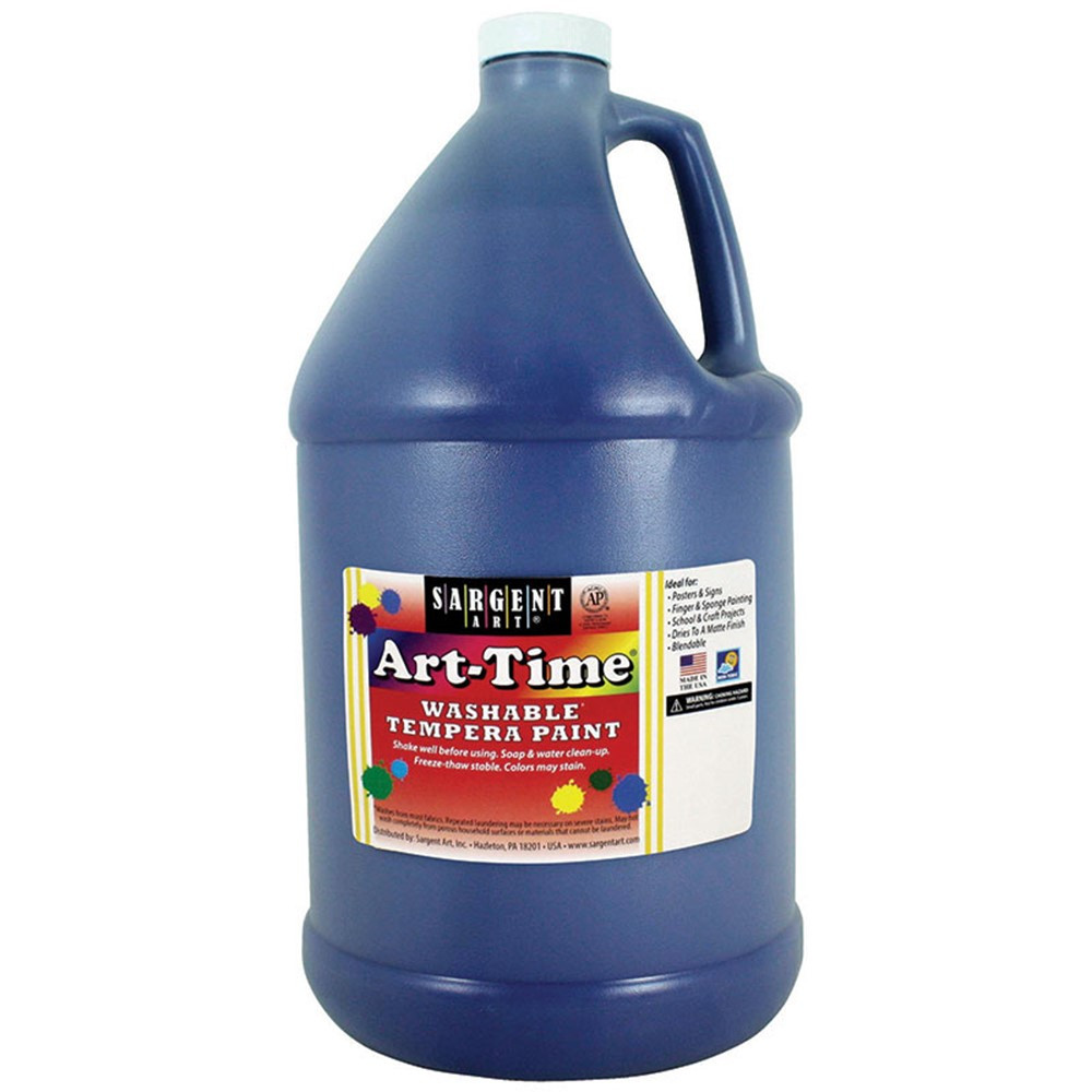 SAR173650 - Blue Art-Time Washable Paint Gallon in Paint