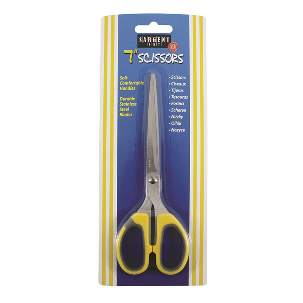 SAR220911 - Adult Comfy Grip Scissors 7In Pointed Left Or Right Handed in Scissors