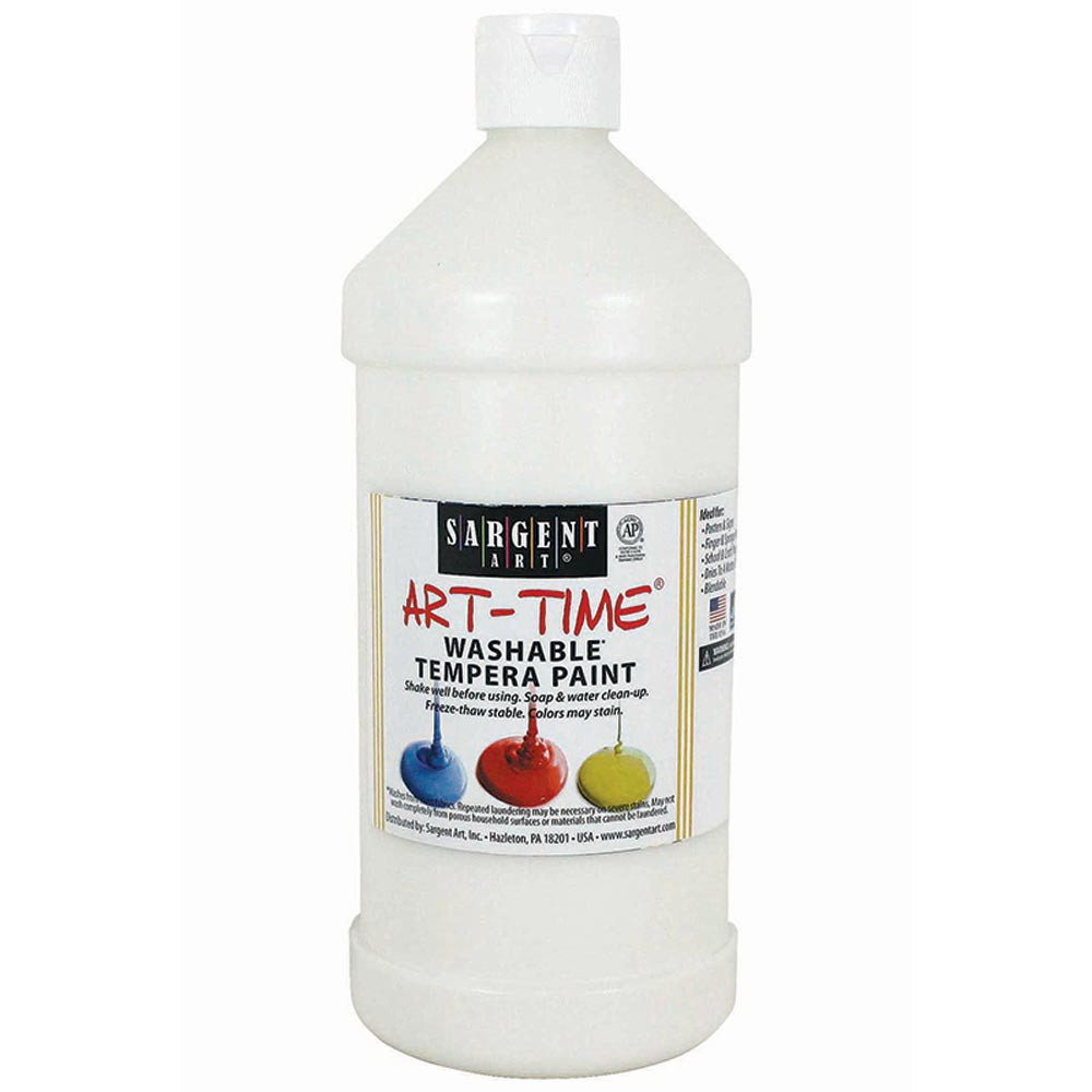 SAR223596 - White Washable Tempera Paint 32Oz in Paint