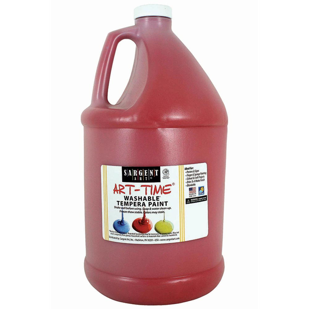 SAR223620 - Red Washable Tempera Gal in Paint