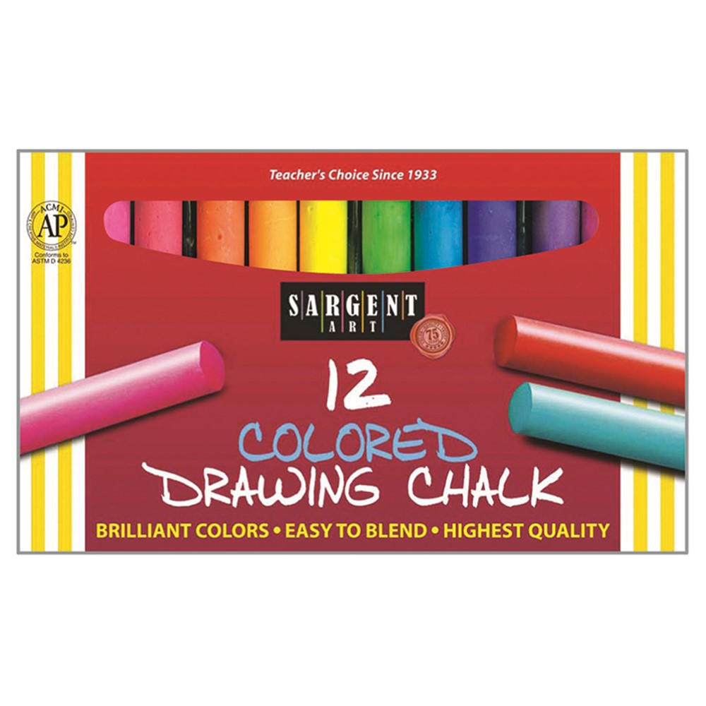 SAR224132 - 12Ct Drawing Chalk in Pastels