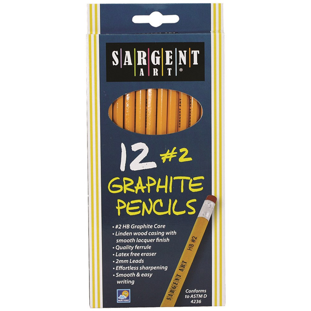 SAR227291 - 12Ct Hb Graphite Pencils Unsharpened in Pencils & Accessories