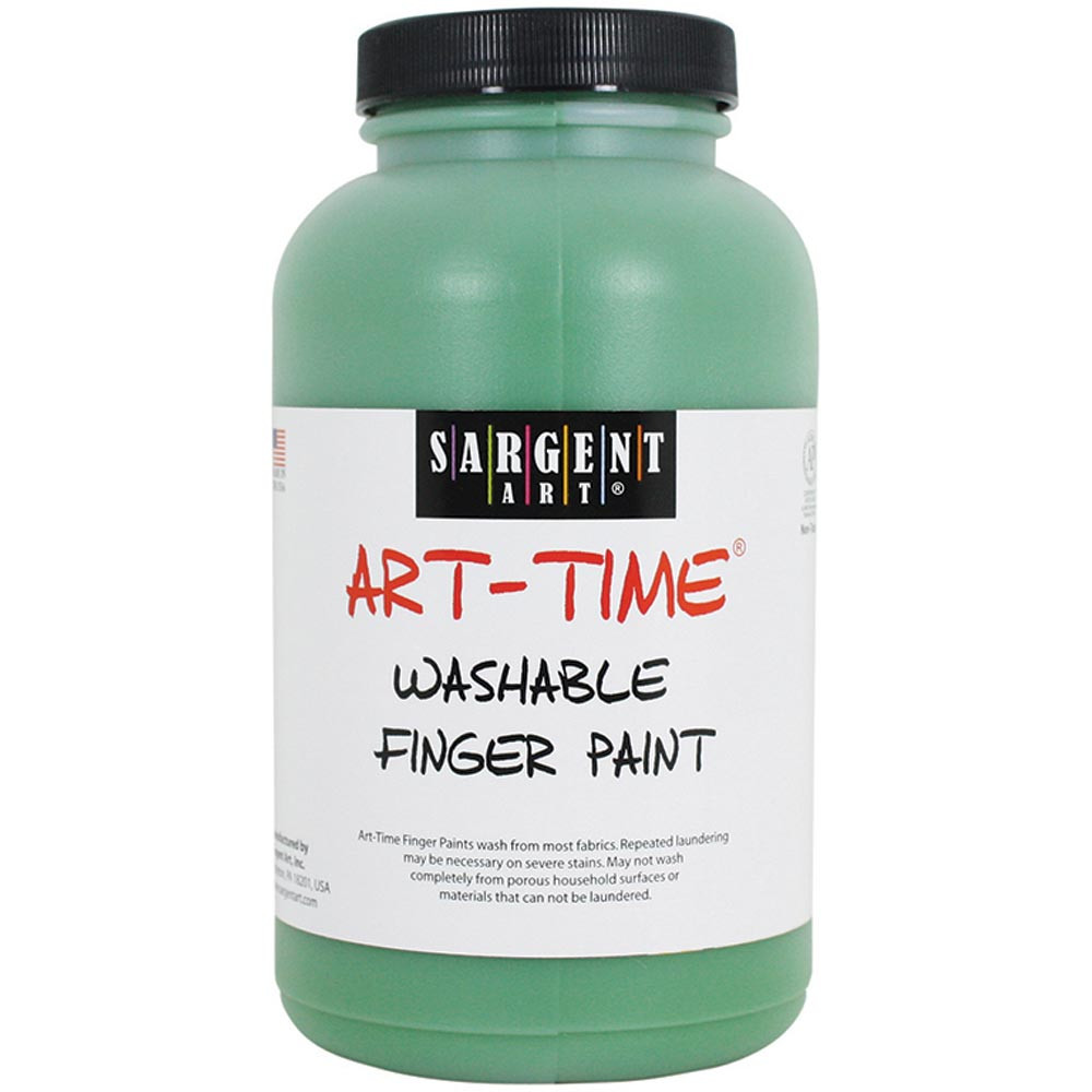 SAR229466 - 16Oz Washable Finger Paint Green in Paint