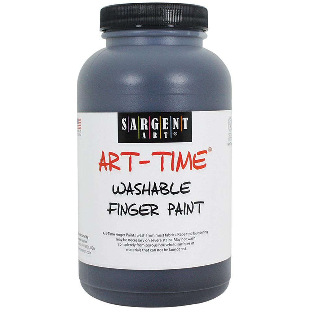 Black Art-time Washable Paint 16 Oz