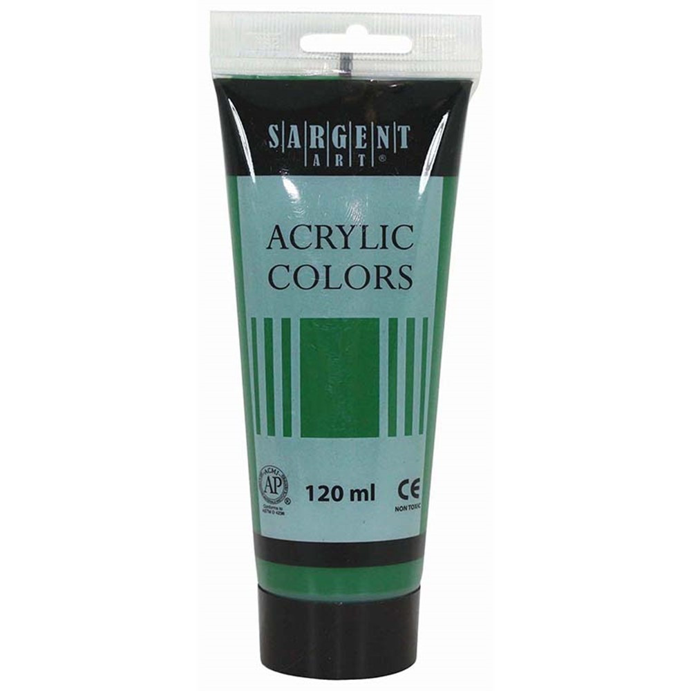 Acrylic Paint Tube, 120 ml, Grass Green - SAR230365 | Sargent Art  Inc. | Paint