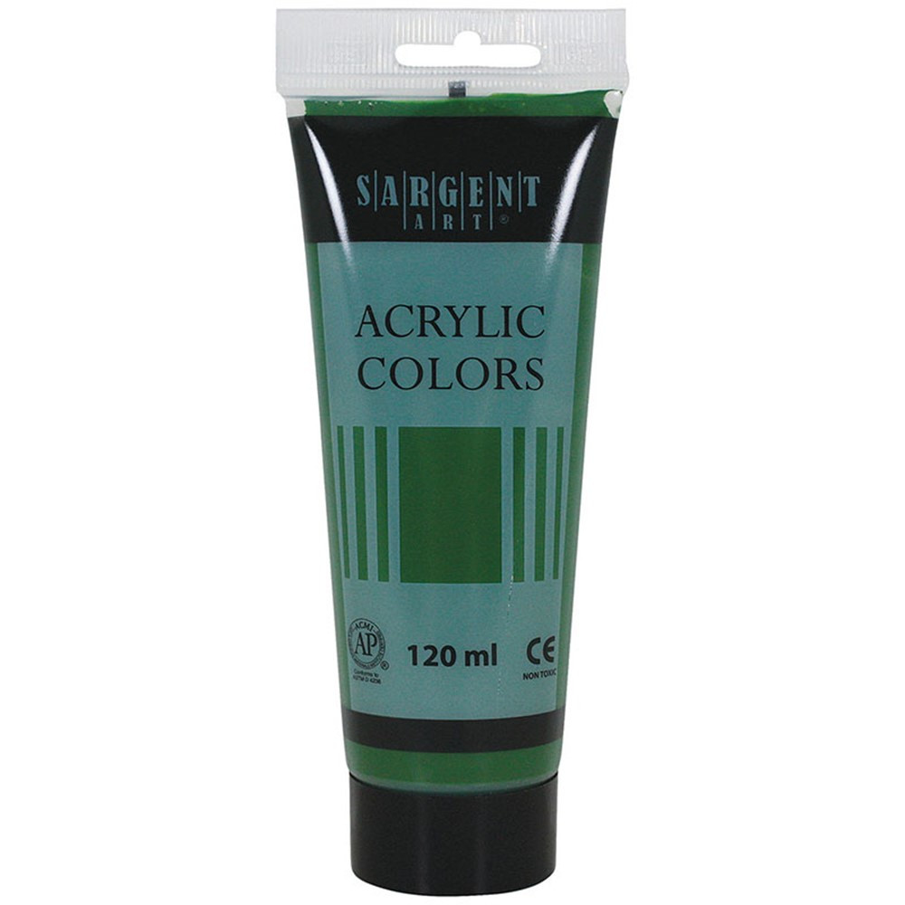 Acrylic Paint Tube, 120 ml, Dark Green - SAR230372 | Sargent Art  Inc. | Paint