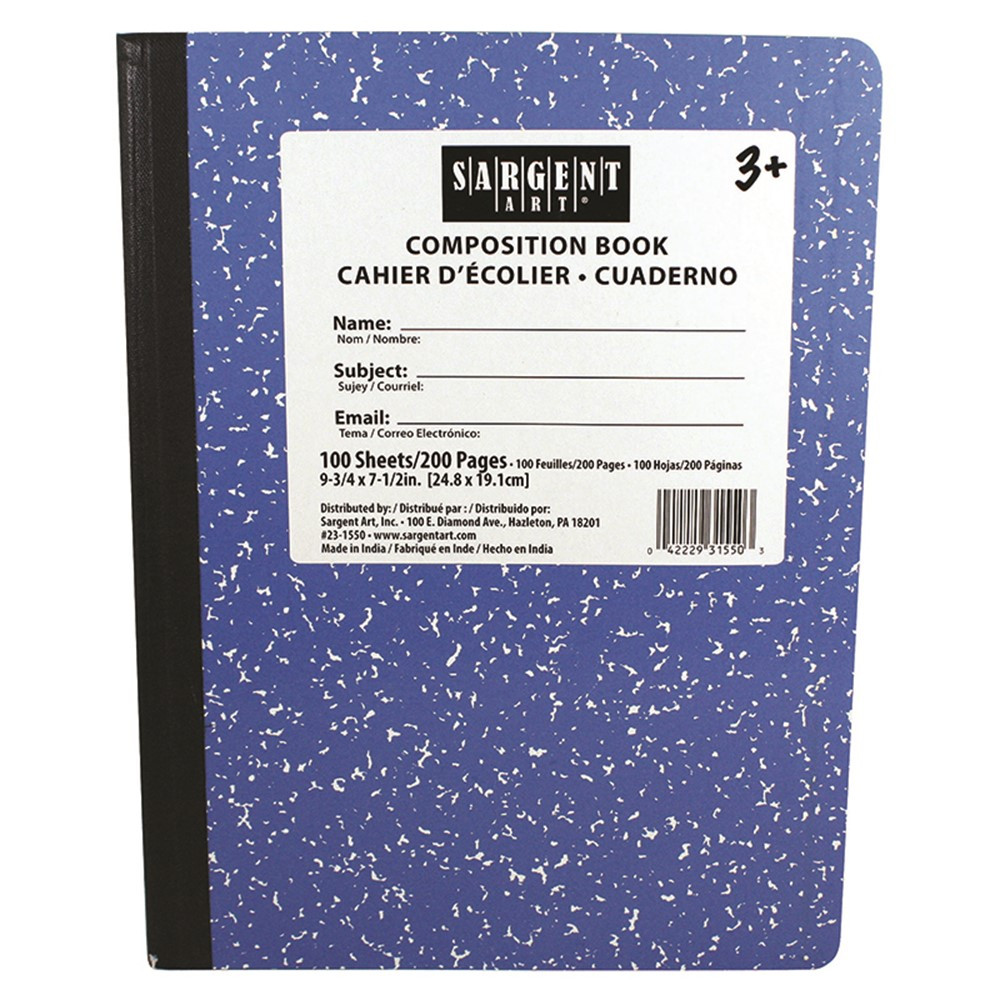 SAR231550 - Blue Composition Book 100 Sheets in Note Books & Pads