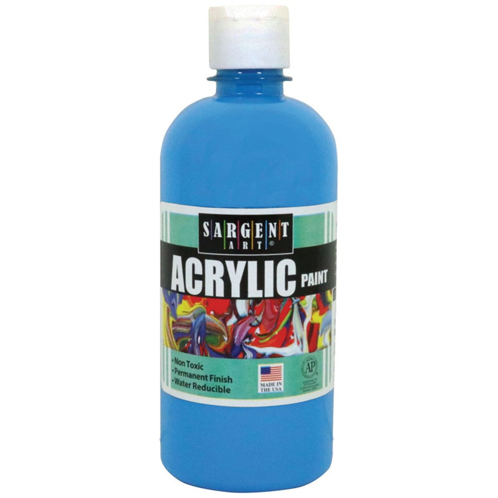SAR242461 - 16Oz Acrylic Paint - Turquoise in Paint