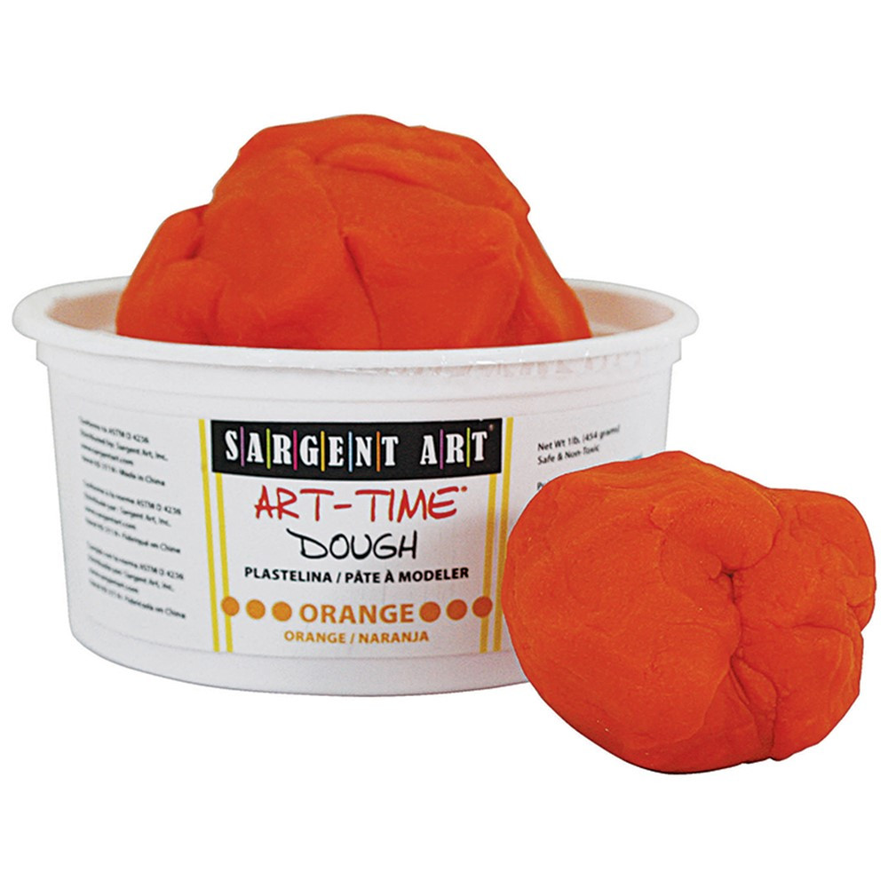 SAR853114 - 1Lb Art Time Dough - Orange in Dough & Dough Tools