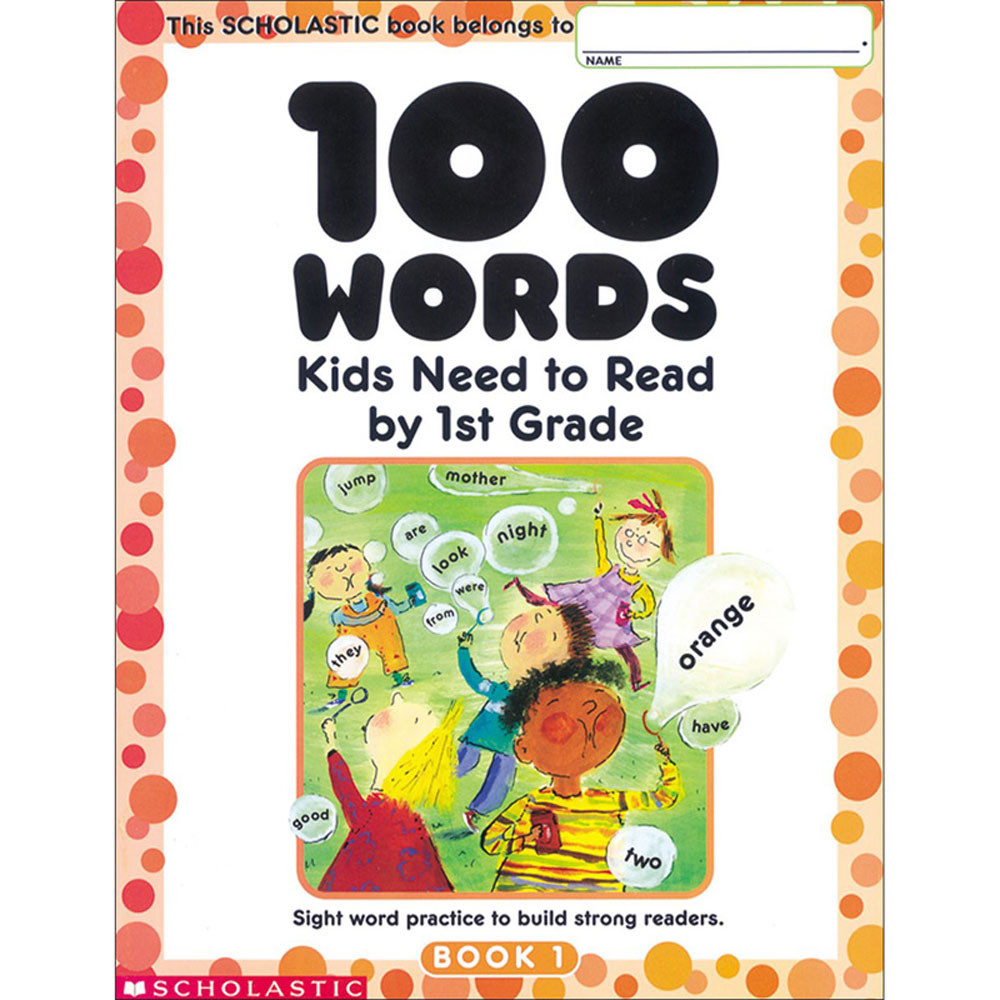 SC-0439399297 - 100 Words Kids Need To Read By 1St Gr in Word Skills