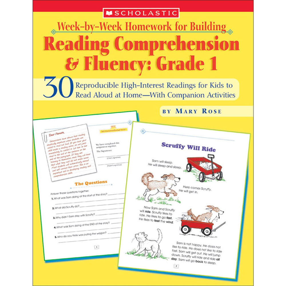 SC-0439616565 - Reading Comp & Fluency Gr 1 Week By Week in Comprehension