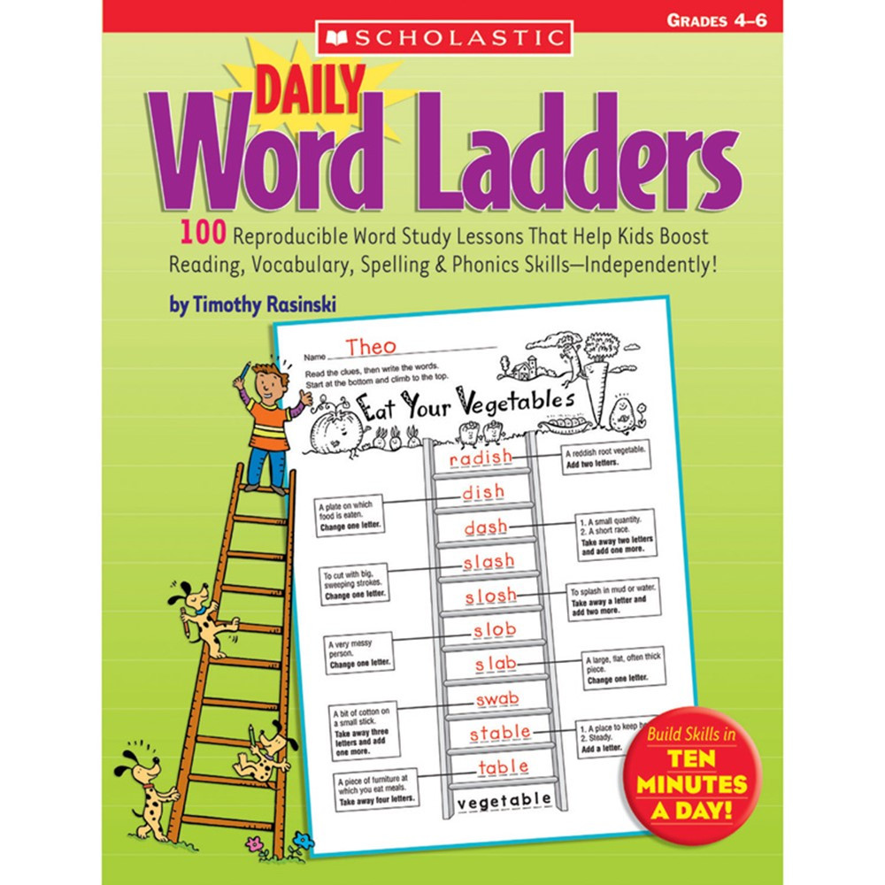 SC-0439773458 - Daily Word Ladders Gr 4-6 in Word Skills