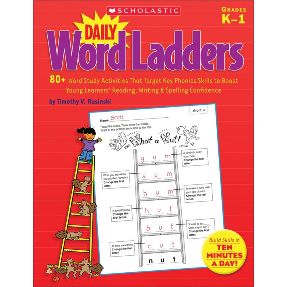 SC-522379 - Daily Word Ladders Gr K-1 in Word Skills