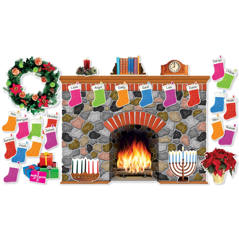 SC-546913 - Holiday Hearth Bulletin Board Set in Holiday/seasonal