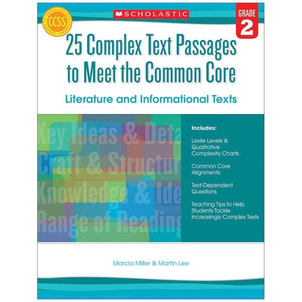 SC-557708 - Gr 2 25 Complex Text Passages To Meet The Cc Literature & Info Text in Leveled Readers