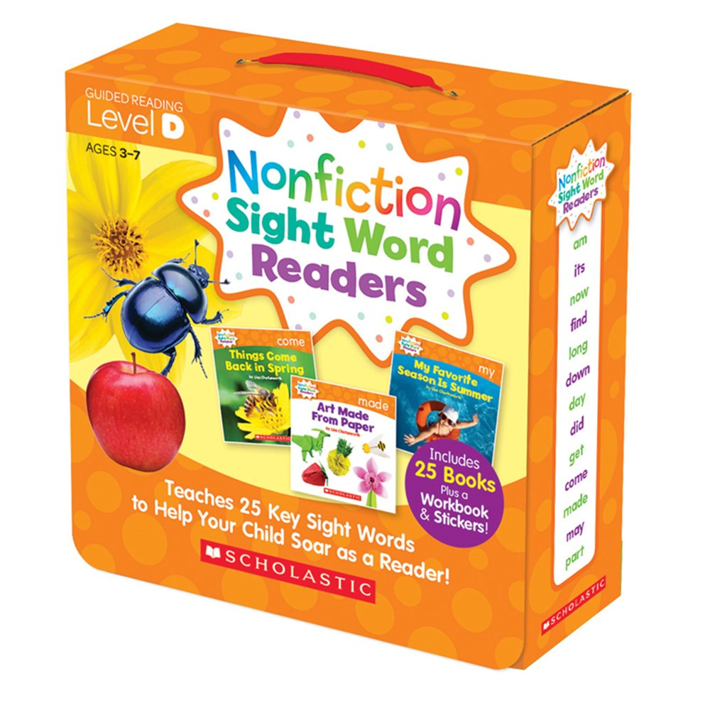 SC-584284 - Nonfiction Sight Word Readers Lvl D Parent Pack in Sight Words