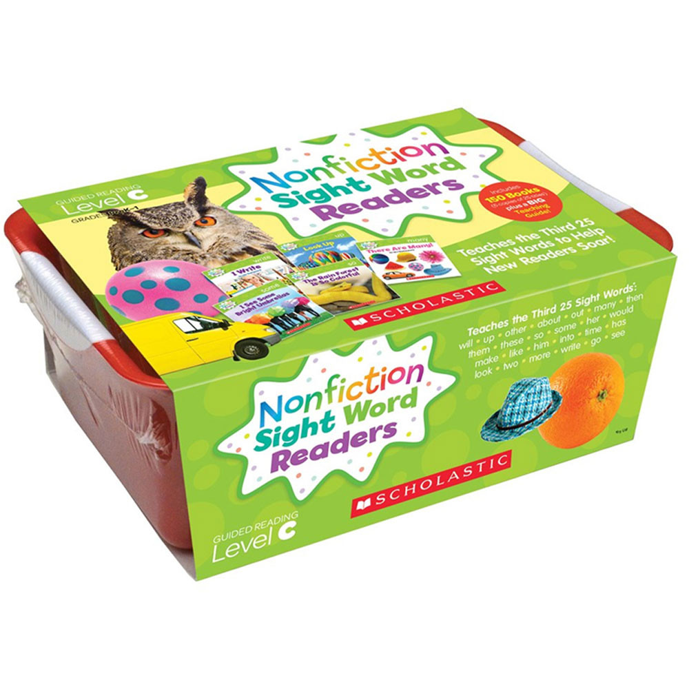 SC-584287 - Nonfiction Sight Word Readers Lvl C Classroom Tub in Sight Words
