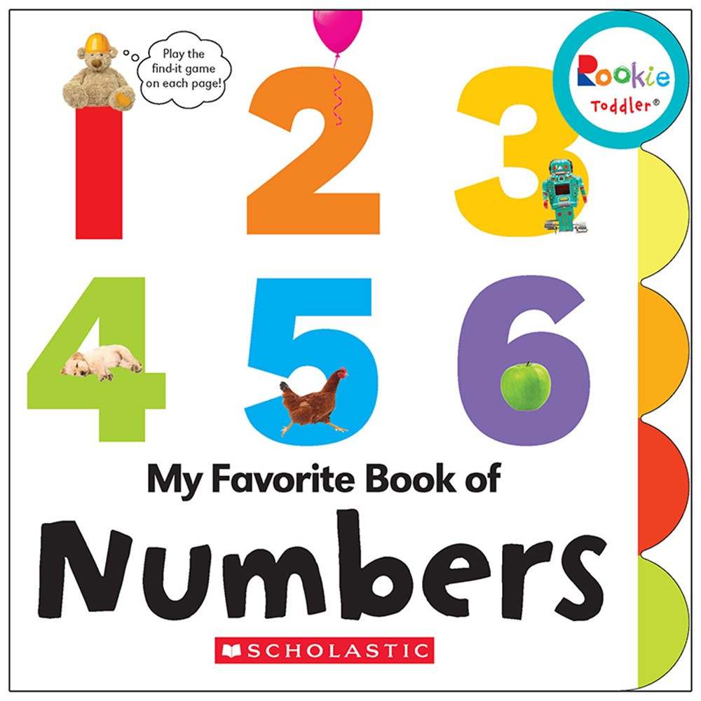 SC-662877 - Board Book My Fav Book Of Numbers Rookie Toddler in Classroom Favorites