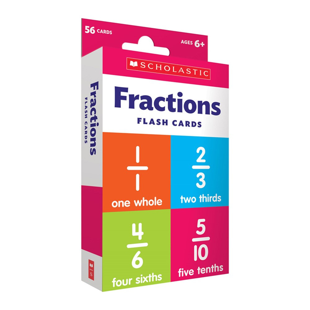 Flash Cards: Fractions - SC-714841 | Scholastic Teaching Resources | Fractions & Decimals
