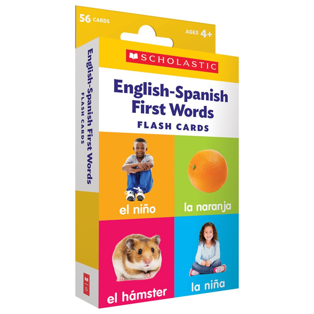 Flash Cards: English-Spanish First Words - SC-714845 | Scholastic Teaching Resources | Flash Cards