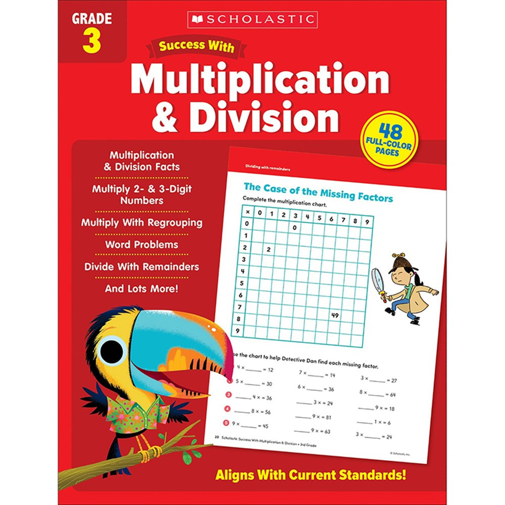 Success With Multiplication & Division: Grade 3 - SC-735538 | Scholastic Teaching Resources | Multiplication & Division